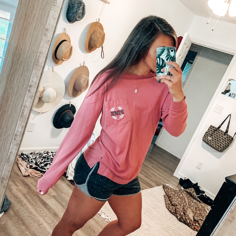 PINK long sleeve comfort shirt